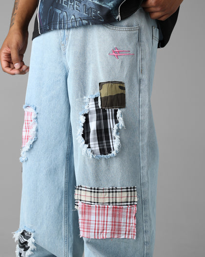 Loiter Patchwork Jeans Denim