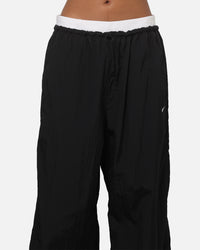 Nike Women's Sportswear Loose High-Waisted Parachute Pants Black/Black/White