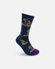 Foot-ies Melbourne Storm Crew Socks 2 Pack White/Blue