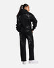 Ed Hardy Cyber Rhinestone Zip-Up Hoodie Black