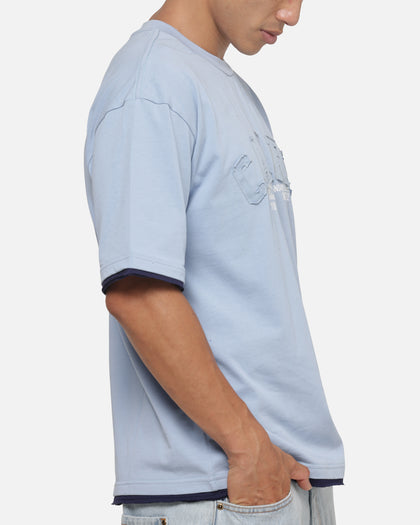 Carre Phys Ed 2 Tone T-Shirt Light Blue