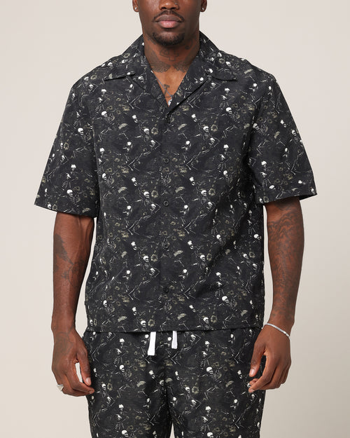 Saint Morta Netherworld Button Up Shirt Multi