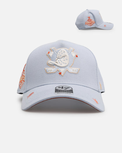 47 Brand Anaheim Ducks 'Overstitch' 47 Offside Snapback Light Blue