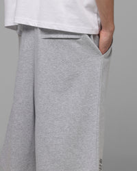Loiter Impact Fleece Shorts Grey Marle