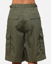 X-Girl Women's Easy Cargo Shorts Flight Green