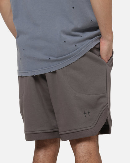 Saint Morta ATH-LTC Fleece Shorts Washed Charcoal