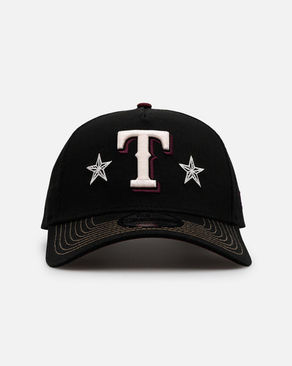 New Era Texas Rangers 'Ivory Stars Outlaws' 9FORTY A-Frame Snapback Black/Maroon