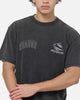 Bleacher Athletic Cronulla Sharks NRL Attrition Washed T-Shirt Black