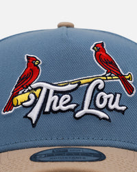 New Era St. Louis Cardinals 'Easy Breezy' 9FORTY A-Frame Snapback Blue/Tan