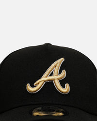 New Era Atlanta Braves 'New Year's Eve' 9FORTY A-Frame Snapback Gold/Silver