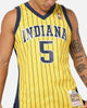 Mitchell & Ness Indiana Pacers Jalen Rose #5 Swingman Road Jersey Yellow