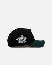 New Era Texas Rangers 'Black Dark Green' 9FORTY A-Frame Snapback Black/Dark Green