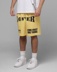 Loiter Impact Walk Shorts Yellow