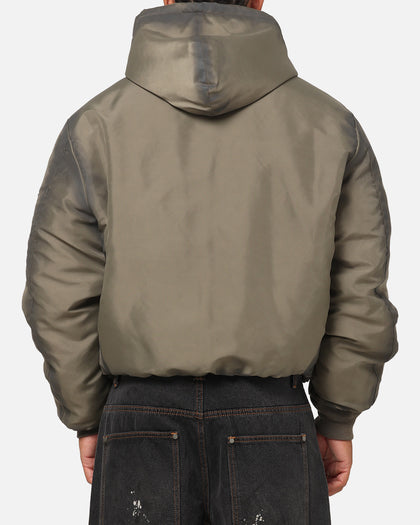 Saint Morta Patriot Hoodie Bomber Jacket Tan