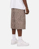 Playboy All Over Print Shorts Leopard Beige