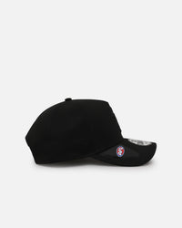 New Era Brisbane Lions 'Triple Black' 9FORTY A-Frame Snapback Black