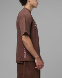 Loiter Hybrid Premium T-Shirt Brown