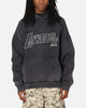 Mitchell & Ness Los Angeles Lakers Distressed Rhinestone Logo Hoodie Faded Black