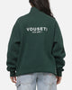 Vouseti The OG Quarter Zip Crewneck Forest Green