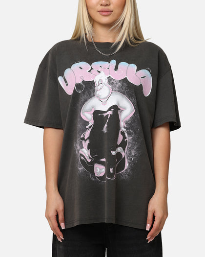73Studio Disney The Little Mermaid Ursula Heavyweight T-Shirt Black Wash