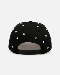 New Era Houston Astros 'Black Satin Hearts' 9FORTY A-Frame Snapback Black
