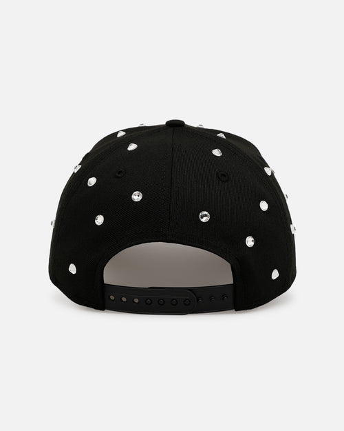 New Era Houston Astros 'Black Satin Hearts' 9FORTY A-Frame Snapback Black