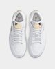 Jordan Women's Air Jordan 1 Low SE "Metallic Gold" White/Metallic Gold