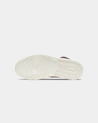 Jordan Women's Air Jordan 1 Mid "Burgundy Dusty Red" Particle Beige/Black/Canyon Rust/Sail