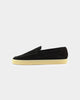 Saint Morta Hemisphere Suede Slip On Loafer Black/Gum