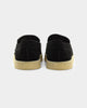 Saint Morta Hemisphere Suede Slip On Loafer Black/Gum