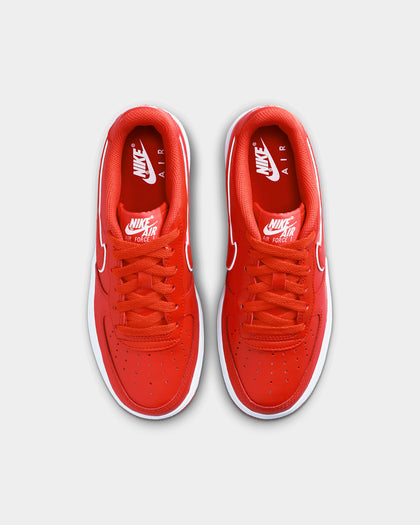 Nike Kids' Air Force 1 (GS) Picante Red/White