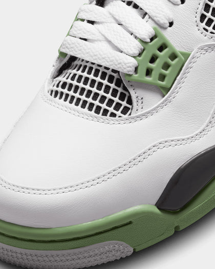 Jordan Women's Air Jordan 4 Retro "Seafoam" White/Oil Green