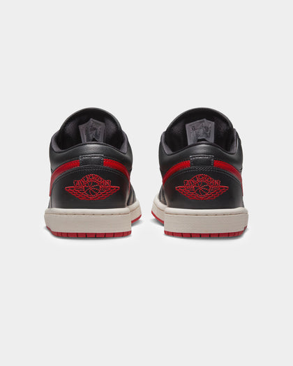 Jordan Women's Air Jordan 1 Low "Bred Sail" Black/Red