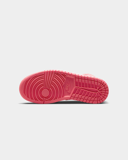 Jordan Women's Air Jordan 1 Mid "Strawberries & Cream" White/Sea Coral