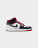 Jordan Kids' Air Jordan 1 Mid (GS) White/Gym Red