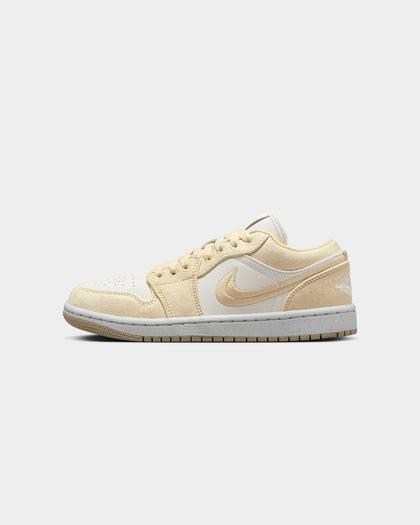 Jordan Women's Air Jordan 1 Low SE "Canvas" Team Gold/Sail
