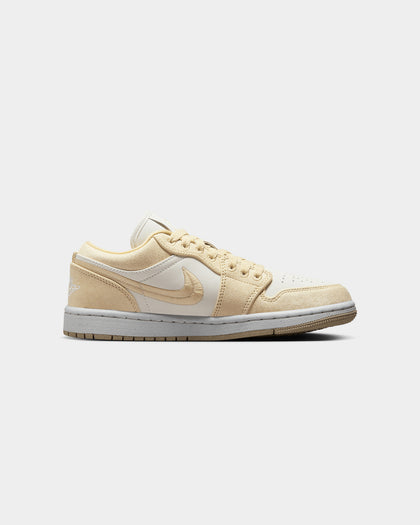 Jordan Women's Air Jordan 1 Low SE "Canvas" Team Gold/Sail