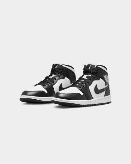 Jordan Women's Air Jordan 1 Mid "Panda" White/Black-White