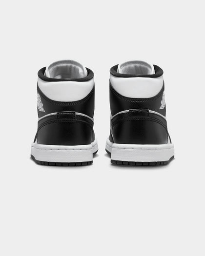 Jordan Women's Air Jordan 1 Mid "Panda" White/Black-White