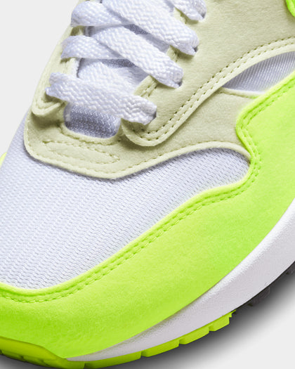 Nike Women's Air Max 1 '87 "Volt Suede" White/Volt-Sea
