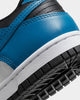 Nike Kids' Dunk Low (GS) "Black White Blue" Summit White/Indigo