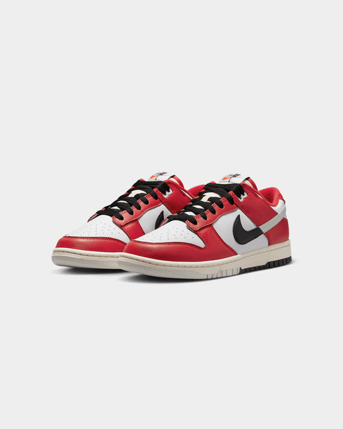 Nike Dunk Low Retro PRM "Chicago Split" University Red/Black/Light Silver/White