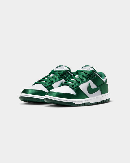 Nike Women's Dunk Low "Satin Green" White/Team Green