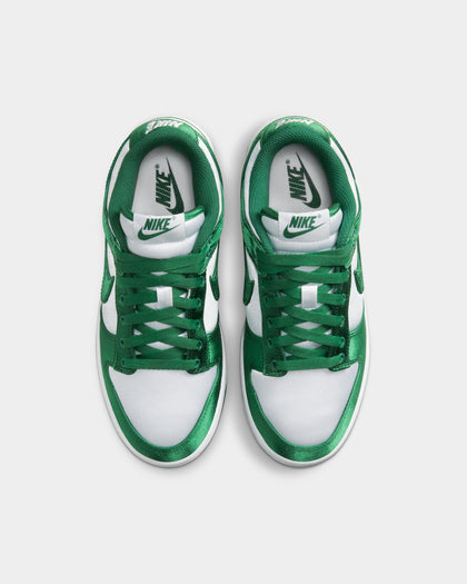 Nike Women's Dunk Low "Satin Green" White/Team Green