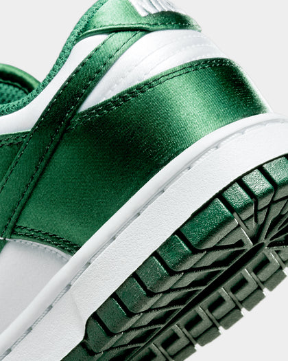 Nike Women's Dunk Low "Satin Green" White/Team Green