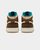 Jordan Kids' Air Jordan 1 Mid SE (GS) Cacao Wow/Lumin