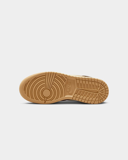 Jordan Kids' Air Jordan 1 Mid SE (GS) Cacao Wow/Lumin