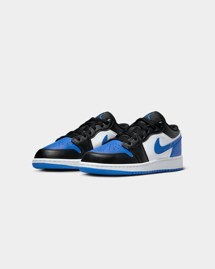 Jordan Kids' Air Jordan 1 Low BG (GS) "Black/Royal" White/Royal Blue