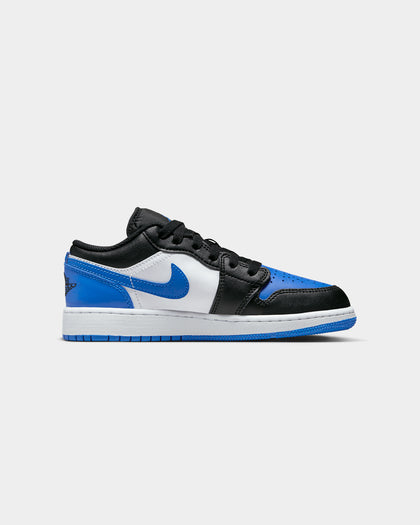 Jordan Kids' Air Jordan 1 Low BG (GS) "Black/Royal" White/Royal Blue