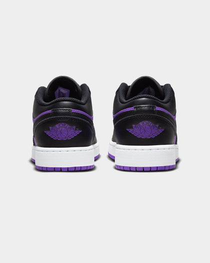 Jordan Kids' Air Jordan 1 Low BG "Black/Purple" Purple Venom/Black